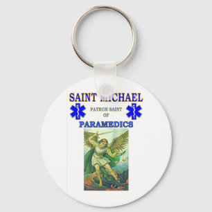 PATRON SAINT OF PARAMEDICS KEY RING