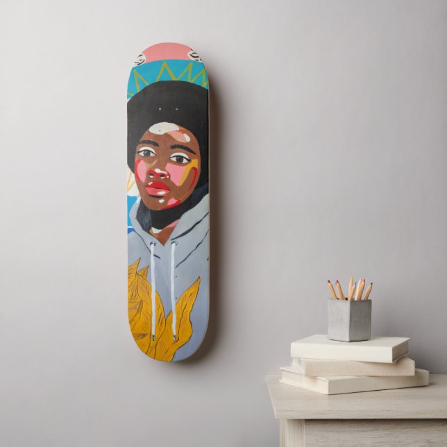 Patron Saint of The Stolen Hoodie Skateboard (Wall Art)