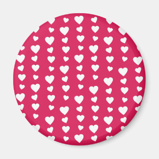 Patron White Hearts of Valentine's Day Magnet