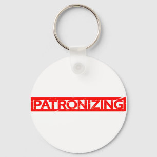 Patronising Stamp Key Ring