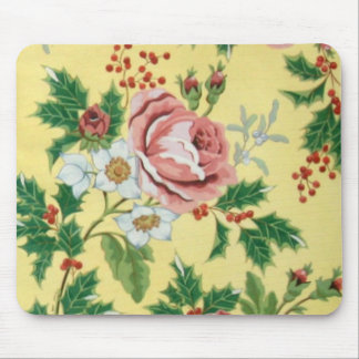 Pat's Floral Design Mouse Mat