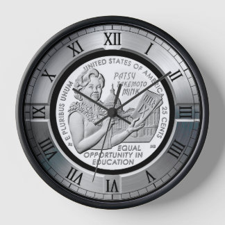 Patsy Takemoto Mink ~ Hawaii ~ “TITLE IX" Clock