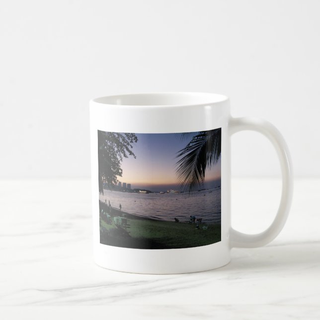 Pattaya Beach Sunset ... Chonburi, Thailand Coffee Mug (Right)