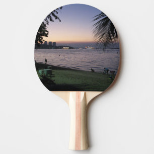Pattaya Beach Sunset ... Chonburi, Thailand Ping Pong Paddle