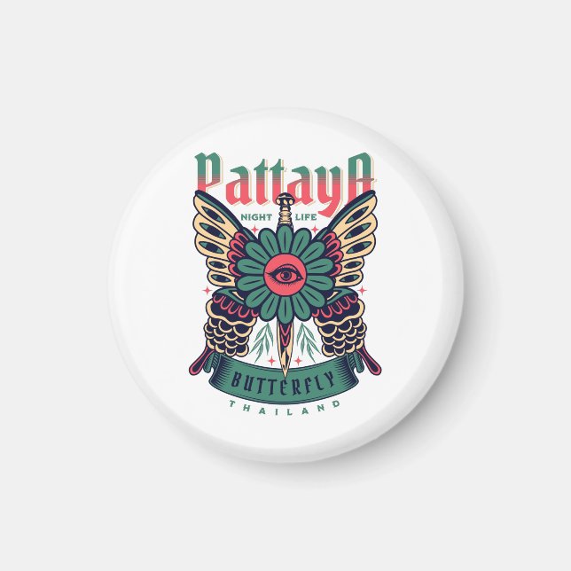 Pattaya Nightlife Magnet (Front)