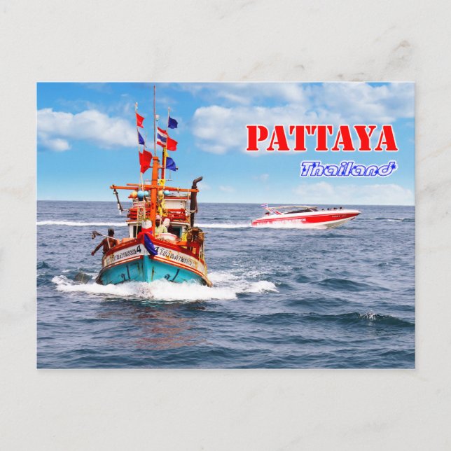 Pattaya - Thailand Postcard (Front)