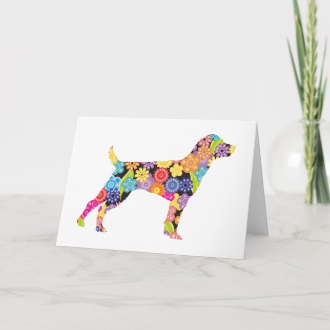 Patterdale Terrier Card (Front)