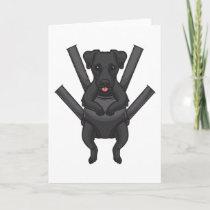 Patterdale Terrier Dog Card