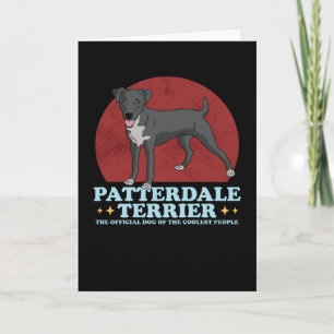 Patterdale Terrier Dog Of The Coolest Patterdales Card