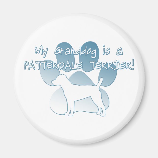 Patterdale Terrier Granddog Magnet (Front)