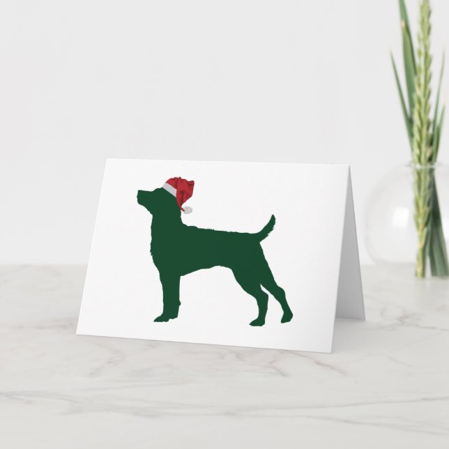 Patterdale Terrier Holiday Card (Front)