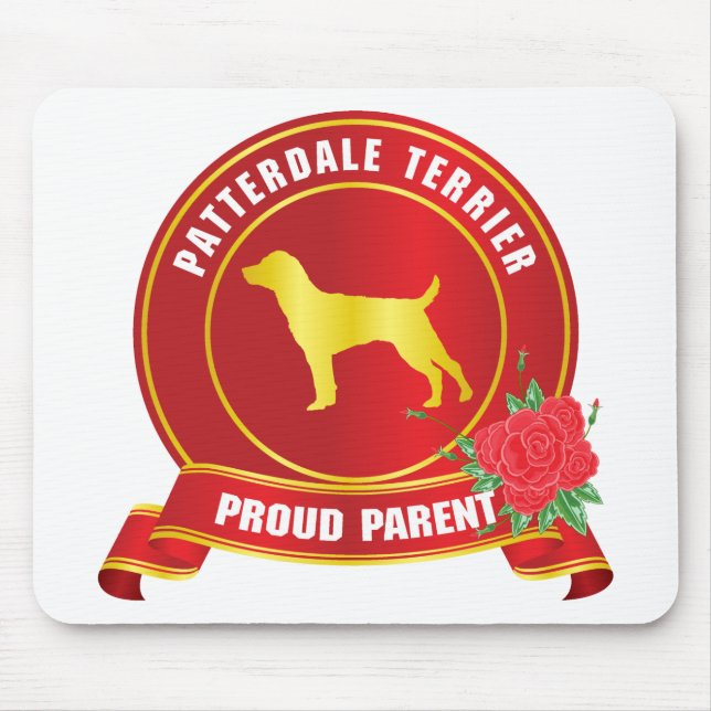 Patterdale Terrier Mouse Mat (Front)