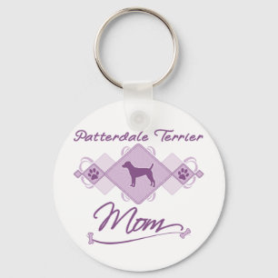 Patterdale Terrier Mum Key Ring