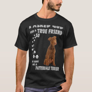 Patterdale Terrier Saying Mum Dad Print Working Te T-Shirt