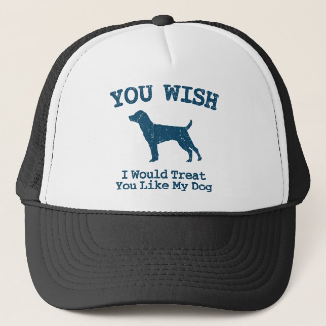Patterdale Terrier Trucker Hat (Front)