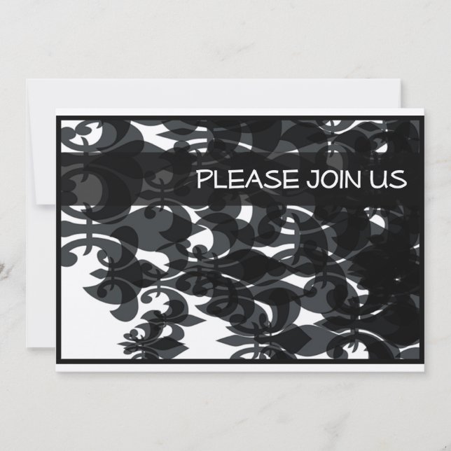 Patterened Invitation (Front)