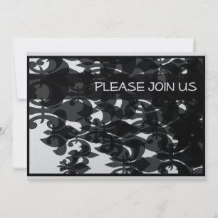 Patterened Invitation