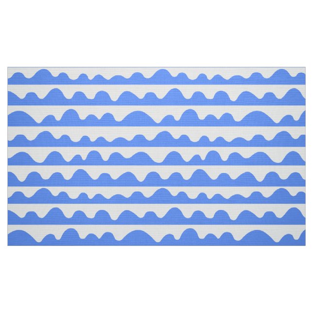Pattern 020815 - Baby Blue and White Fabric (Fat Quarter)