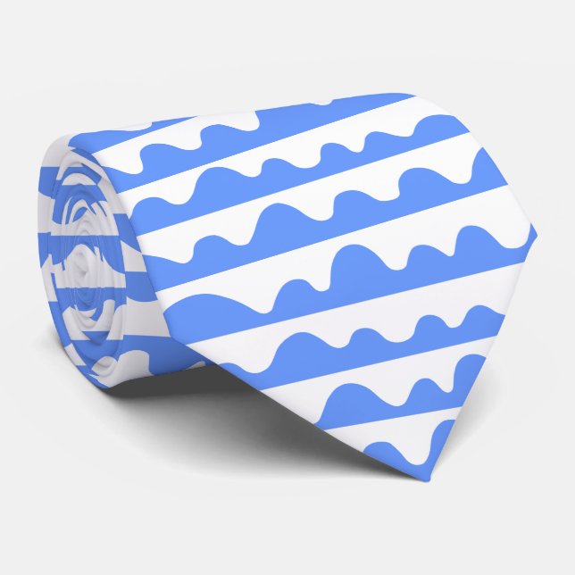 Pattern 020815 - Baby Blue and White Tie (Rolled)