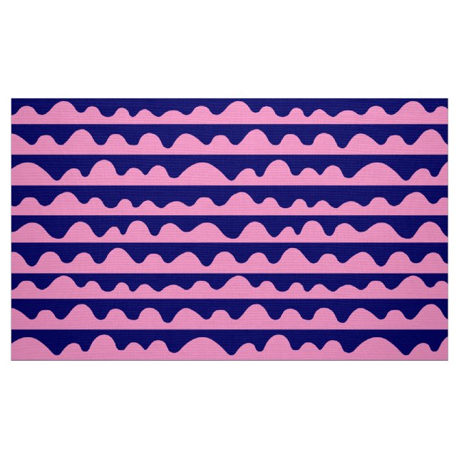 Pattern 020815 - Pink and Deep Navy Fabric (Fat Quarter)