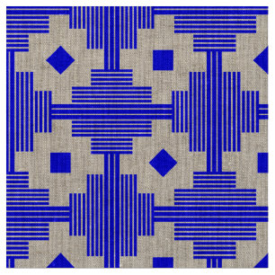Pattern 061214 - Blue with White Fabric