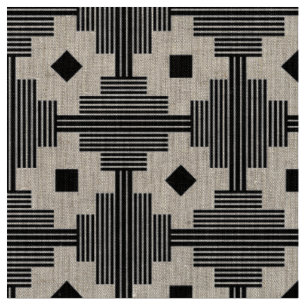 Pattern 061214 - White on Black (Tone Reversed) Fabric