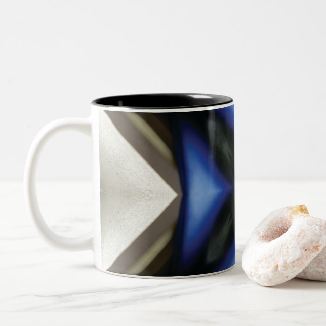Pattern 103.ai Two-Tone coffee mug (With Donut)