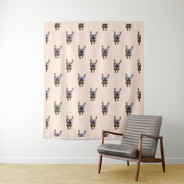 pattern_1_french bulldog_1 L_size tapestry (In Situ)