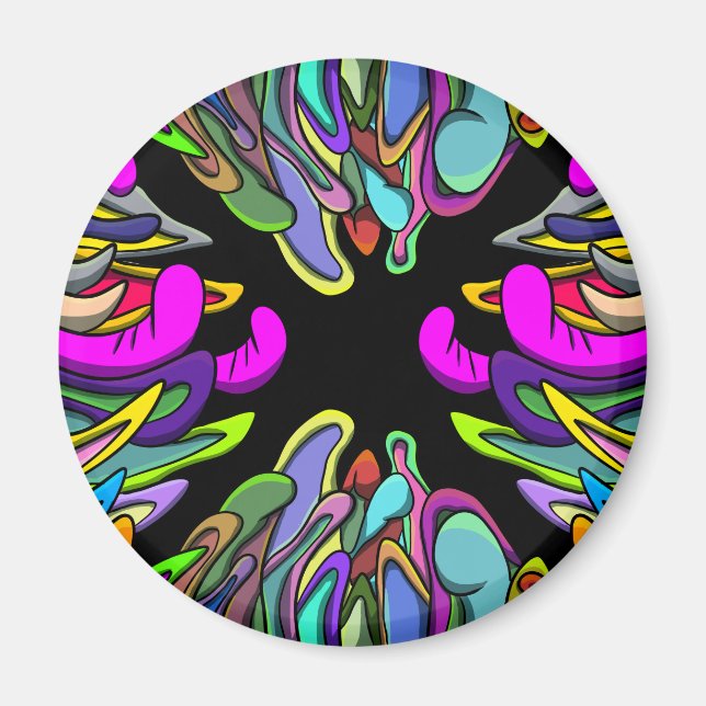 Pattern 243X2 Round Magnet (Front)