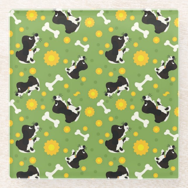 pattern 2 glass coaster (Front)