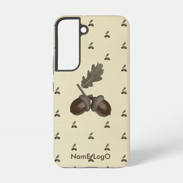 pattern_3_acorn_1 samsung galaxy s22 case (Back)