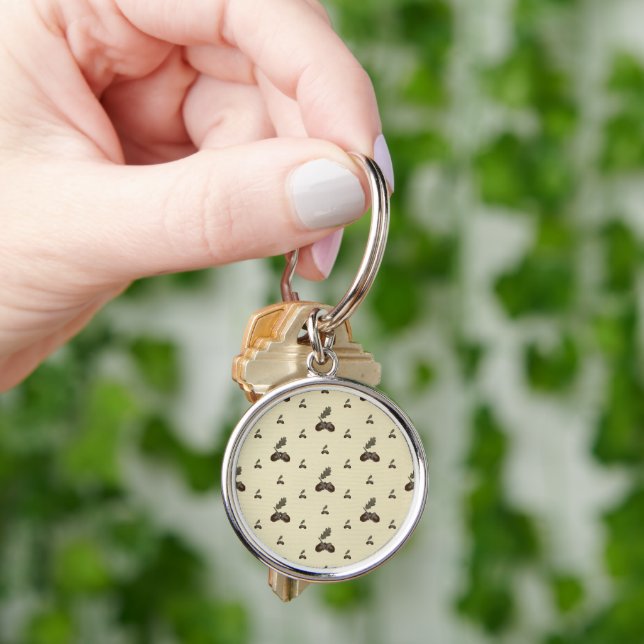 pattern_4_acorn_2 key ring (Hand)