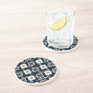 pattern_5_flower_1 sandstone coaster