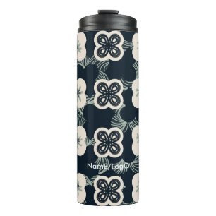 pattern_5_flower_1 thermal tumbler