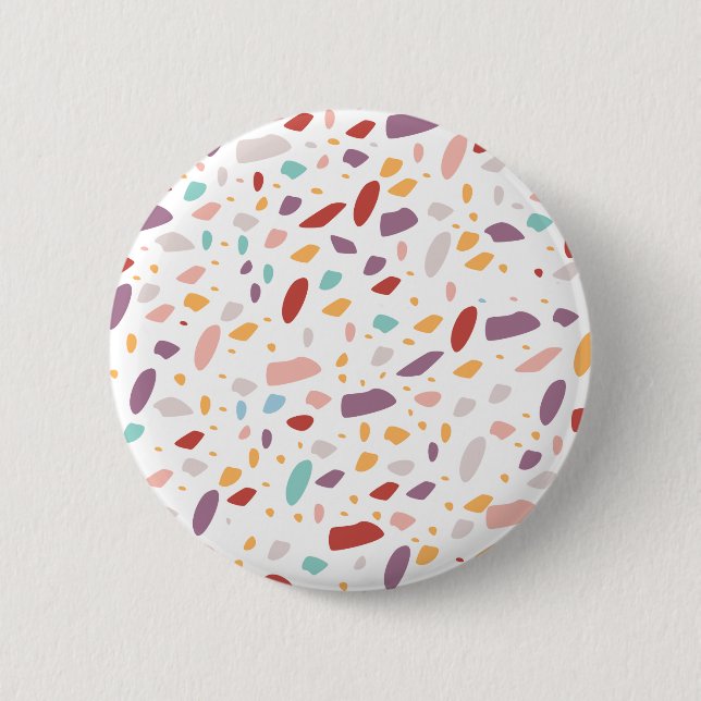 pattern 6 cm round badge (Front)