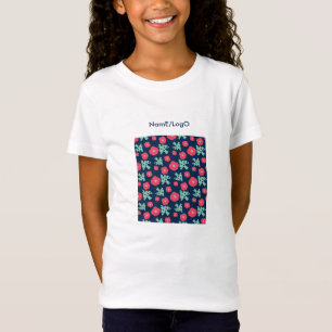 pattern_7_camellia and bird_1 t-shirt