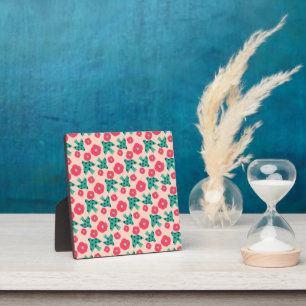 pattern_8_camellia and bird_2 plaque