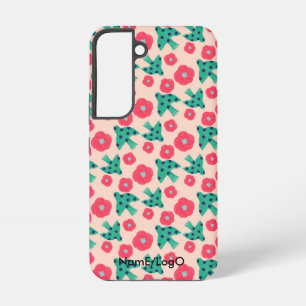 pattern_8_camellia and bird_2 samsung galaxy case