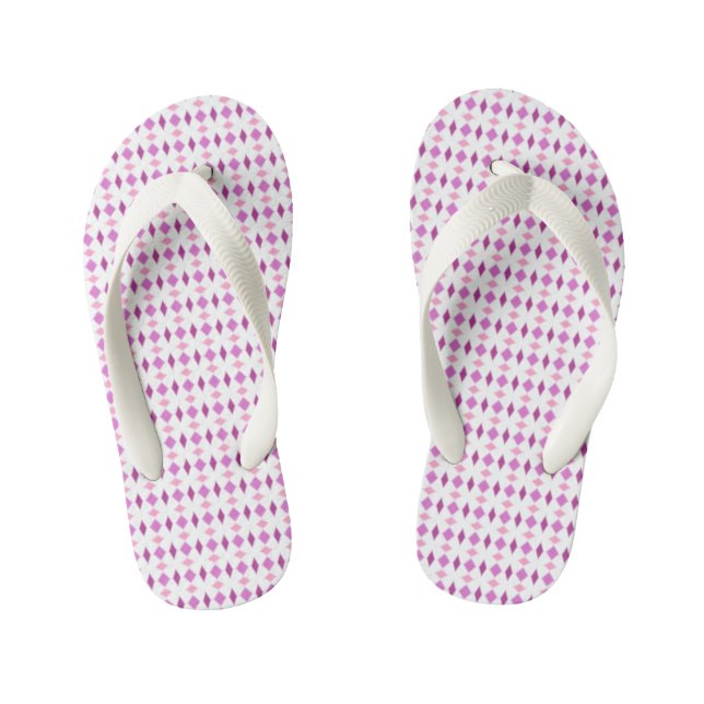Pattern 987 by Kristalin Davis Kid's Flip Flops (Footbed)