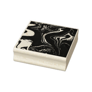 pattern abstract brown rubber stamp