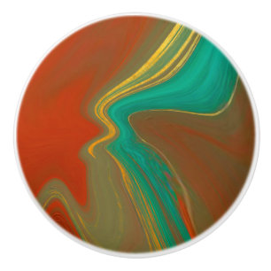 pattern abstract ceramic knob
