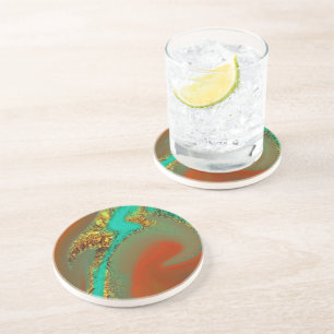 pattern abstract coaster