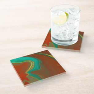pattern abstract, glass coaster