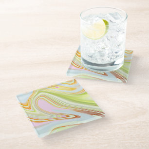pattern abstract, glass coaster
