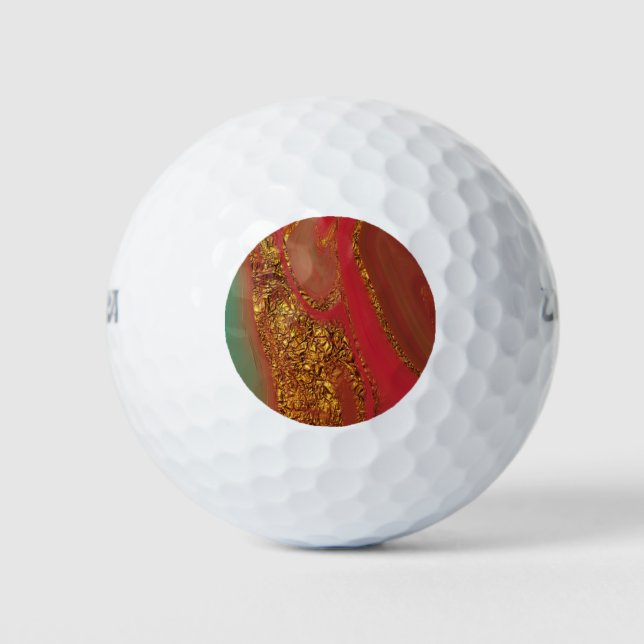 pattern abstract. golf balls (Front)