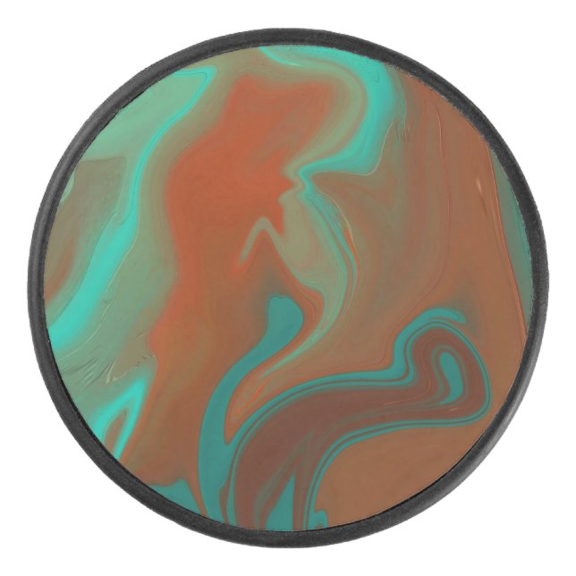 pattern abstract, hockey puck (Front)