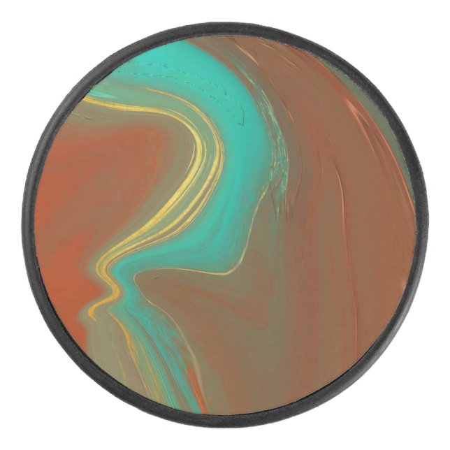 pattern abstract, hockey puck (Front)