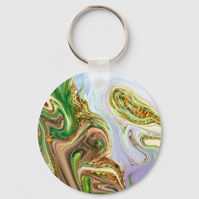 pattern abstract key ring (Front)