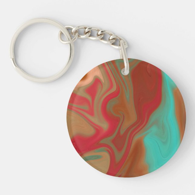 pattern abstract. key ring (Front)