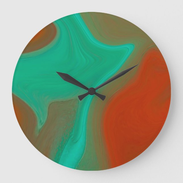 pattern abstract large clock (Front)